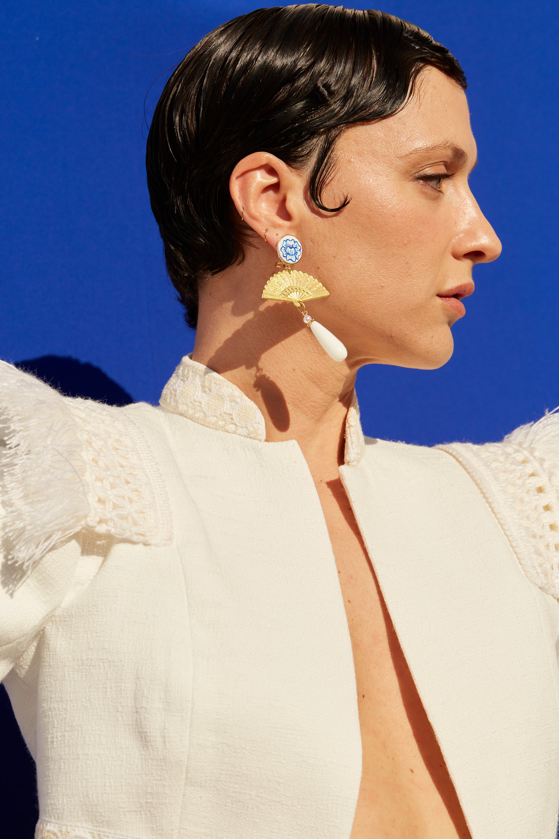 Palma joyeria. Coleccion pendiente flamenca
